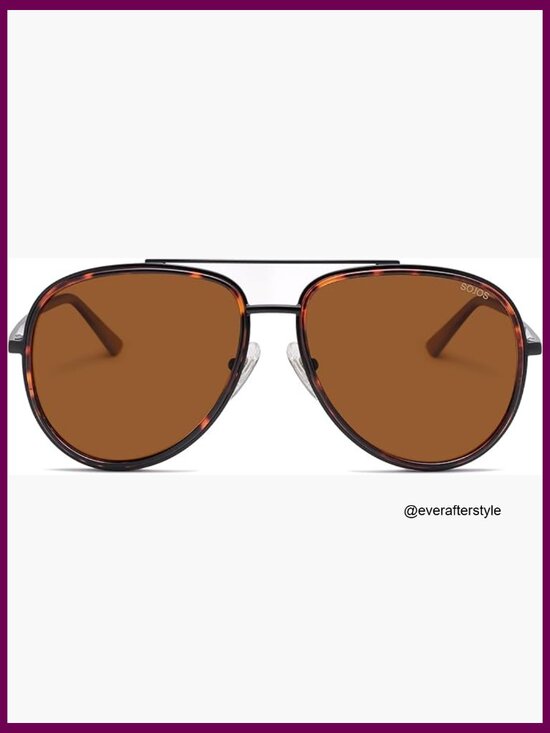 Metal Frame Polarized Aviator Sunglasses, UV400 Protection, Unisex Fit main image 5